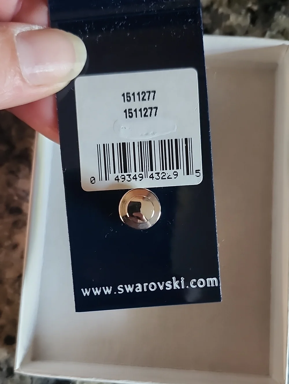 Swarovski Brave Heart Flag Crystal Pin